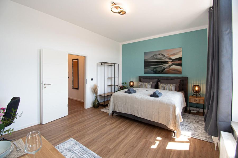 Fertiges Schlafzimmer
